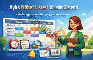 Aylık Nöbet Listesi Yönetim Sistemi