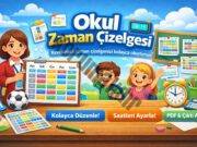 Okul Zaman Çizelgesi Oluşturucu